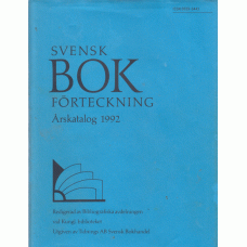 SVENSK BOKFÖRTECKNING. Årskatalog 1991.