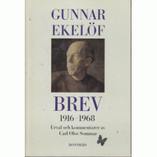 EKELÖF, GUNNAR: Brev 1916 - 1968.