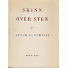 LUNDKVIST, ARTUR: Skinn över sten LUNDKVIST, ARTUR: Skinn över sten